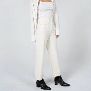 Unpublished Wide Leg Noemi Jeans in Cream